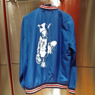 【Bug Screaming】”MUTSUYO” Stadium Jacket Blue