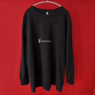 【Bug Screaming】Original Long Sleeve T-Shirt Black