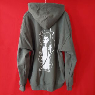 IJEN KAI ”India, Witch” Hoodie Military Green