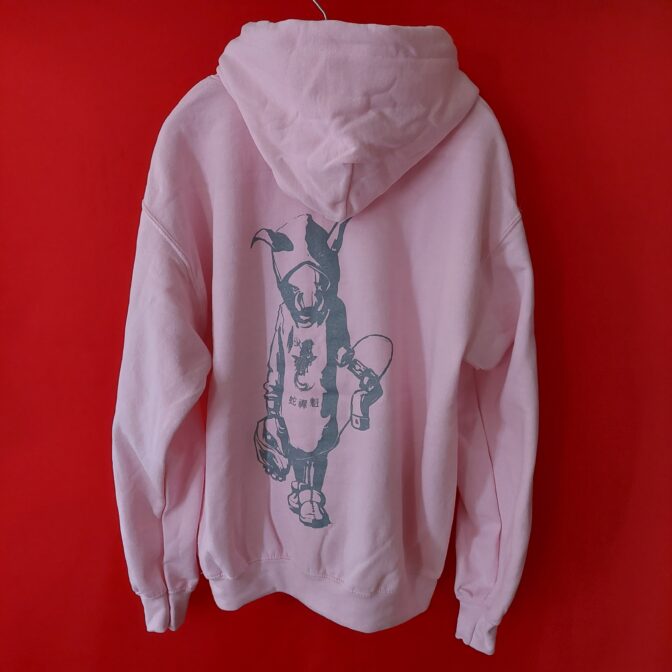 Bug Screaming MUTSUYO Hoodie Pink