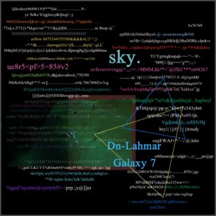 Dn-Lahmar Galaxy7 Digital Single “sky.”